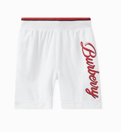 Burberry White Logo Shorts - Size 10Y / 140cm - new