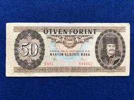Budapest 1980 - Ungarn - 50 Forint