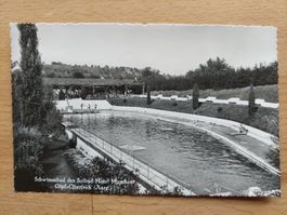 AK Gipf-Oberfrick Schwimmbad des Solbad Hotel Hirschen