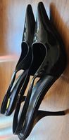 Pumps schwarz Lack Grösse 38 (neu)