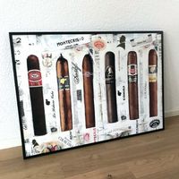 Zigarre Pop Art Kunst Bild Cigar Lounge Davidoff Cohiba Cuba