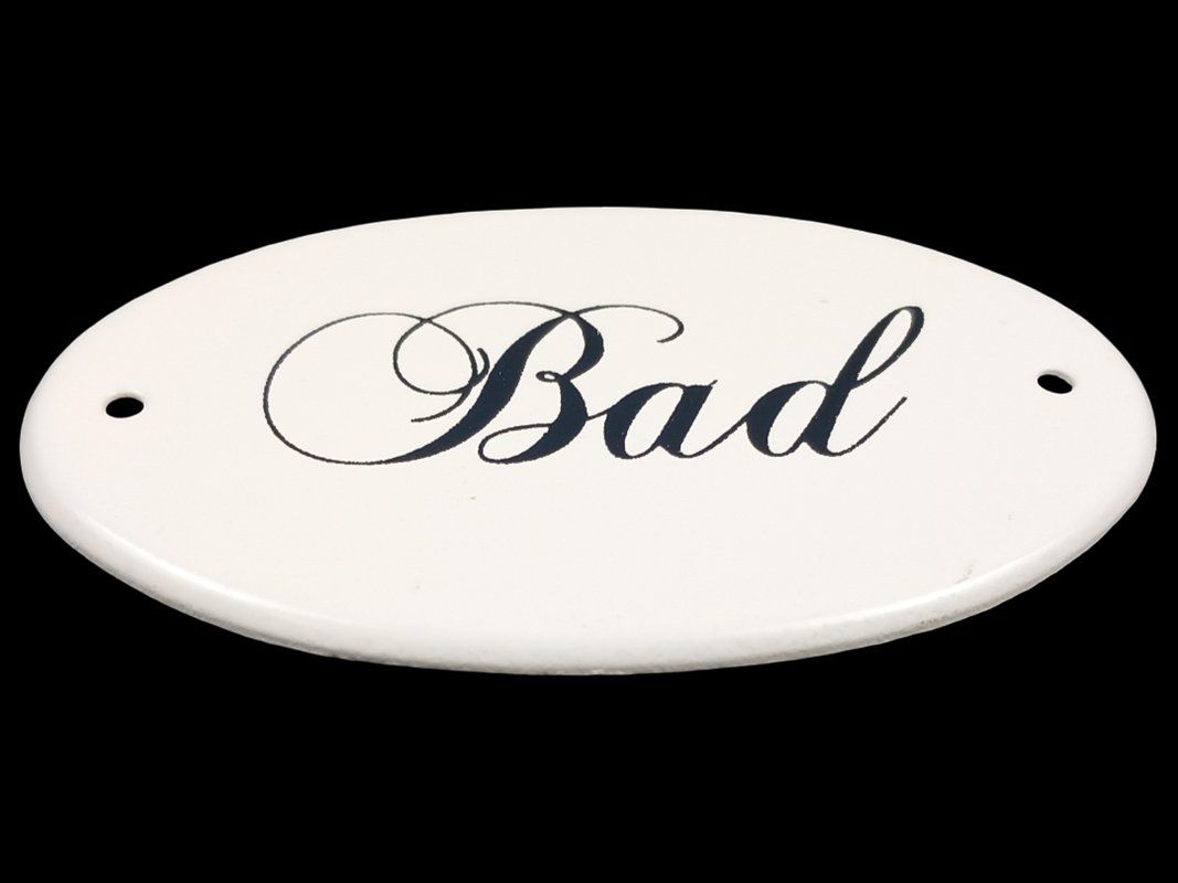 Ecriteaux: Schild Bad – D'occasion à Hünenberg par Restwert_Zug