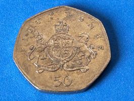 UK - 50 Pence - Christopher Ironside 2013
