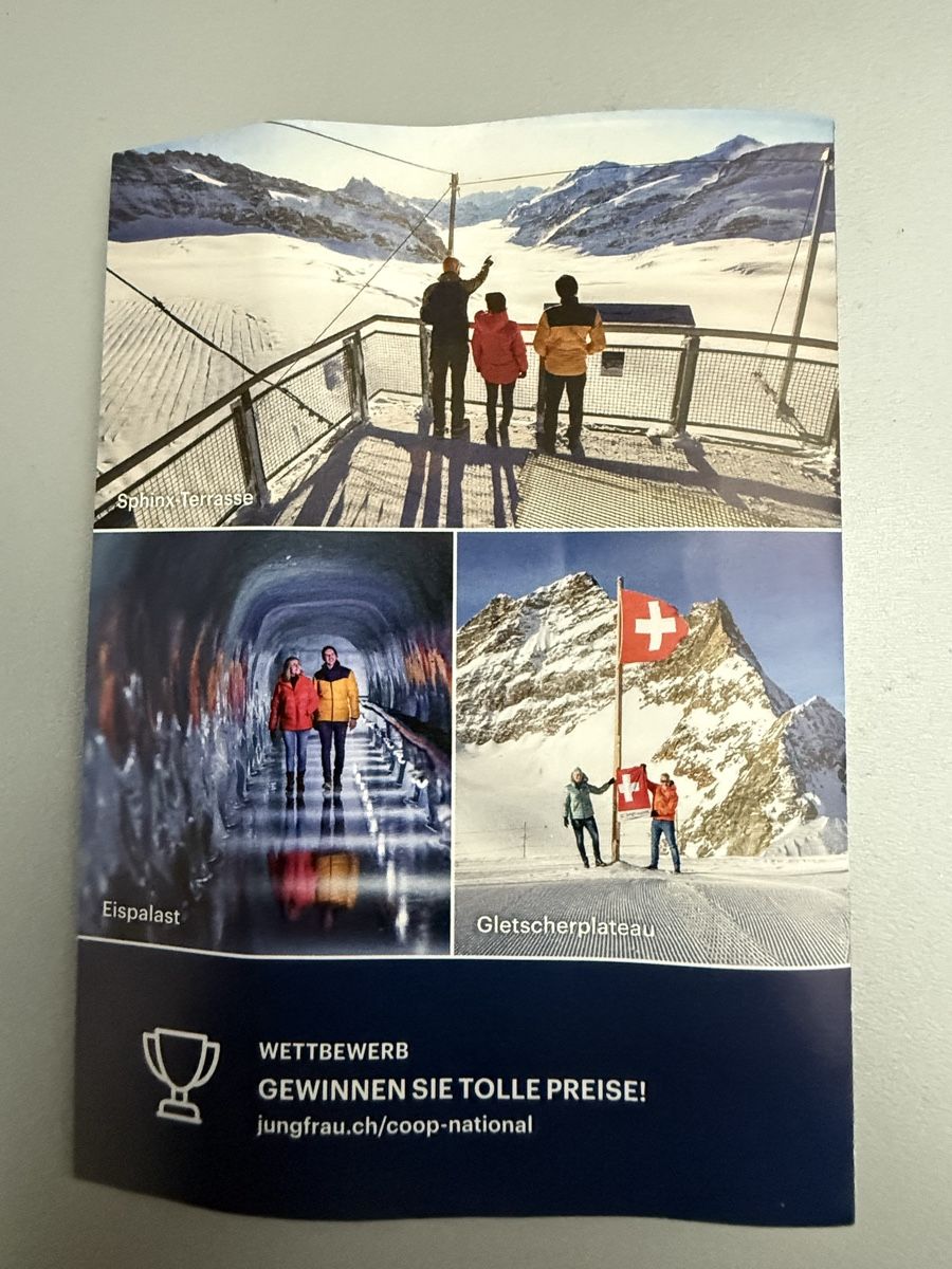Buoni: Rabattgutschein Jungfraujoch – Nuovo (secondo la descrizione) da Heimberg venduto da Barb5705 3