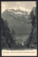 Ragaz, Blick auf Falknis v. Badstrasse a