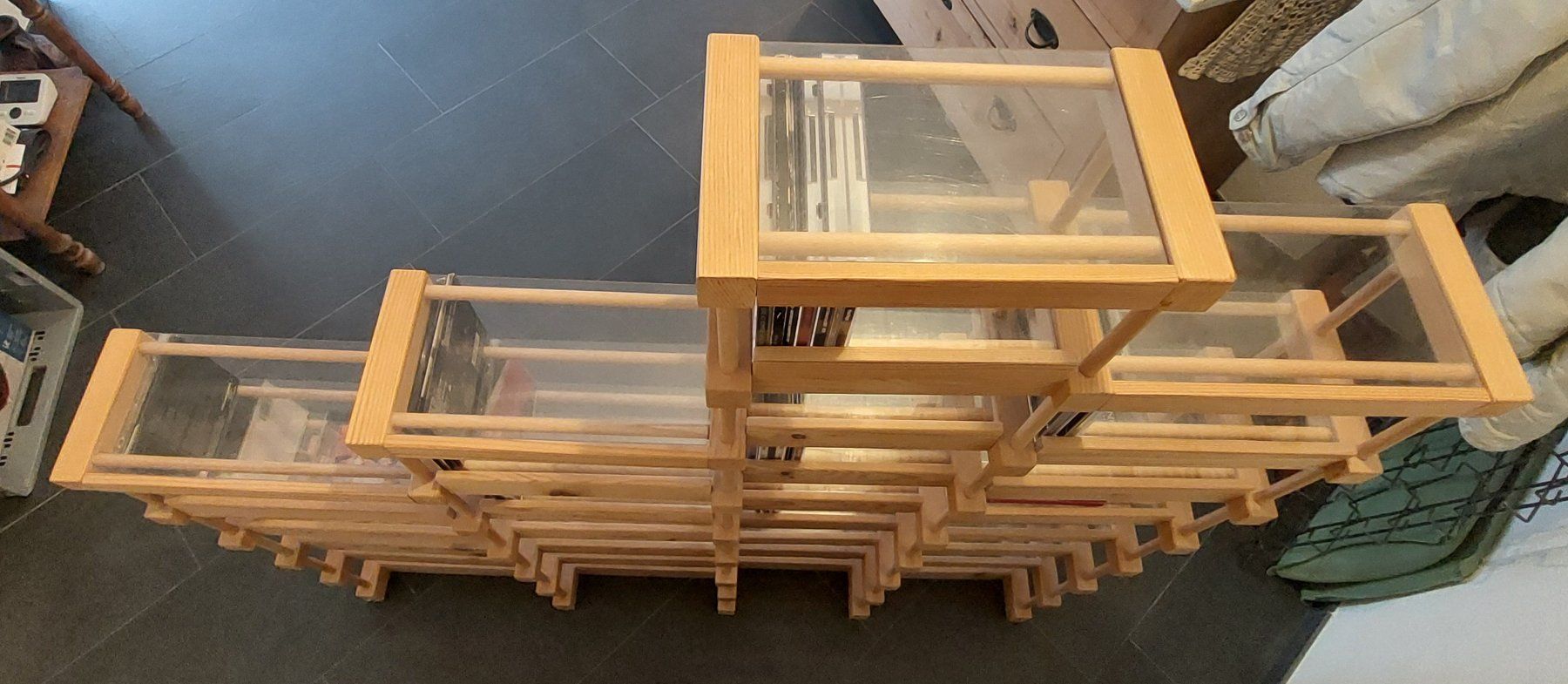 Scaffali: CD Regal Holz-Plexi, Einzelstück, Einzigartig, für ca.630CDs – Usato da Oberdiessbach venduto da gerbu01 3