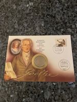 Numisbrief J.W.v Goethe 160.Todestag 1992