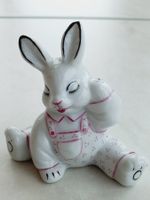 Porzellan Hase Handbemalt