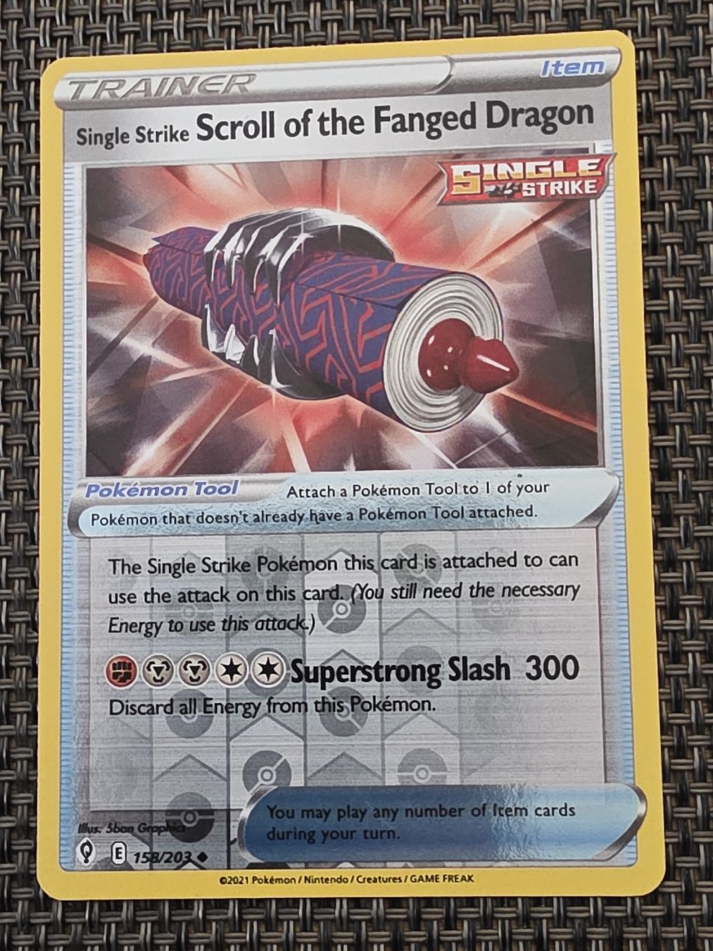 Pokémon Carte collezionabili: Pokémon Karte Single Strike Scroll 158/203  – Usato da Alberswil venduto da mario889