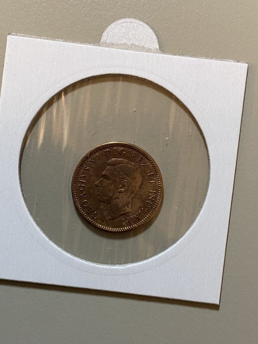 Alle Münzen: Canada - 1 cent - 1940 - Georges 6  – Gebraucht aus Payerne von Mike1682 1