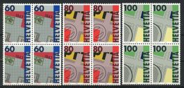 1993, Sonderpostmarke II, Viererblöcke **