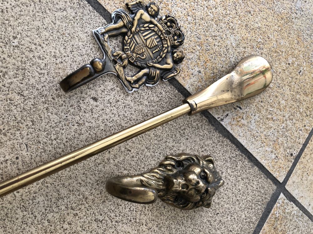 Langer Schuhlöffel Aus Messing - Praktische Anziehhilfe Für Senioren & Schwangere