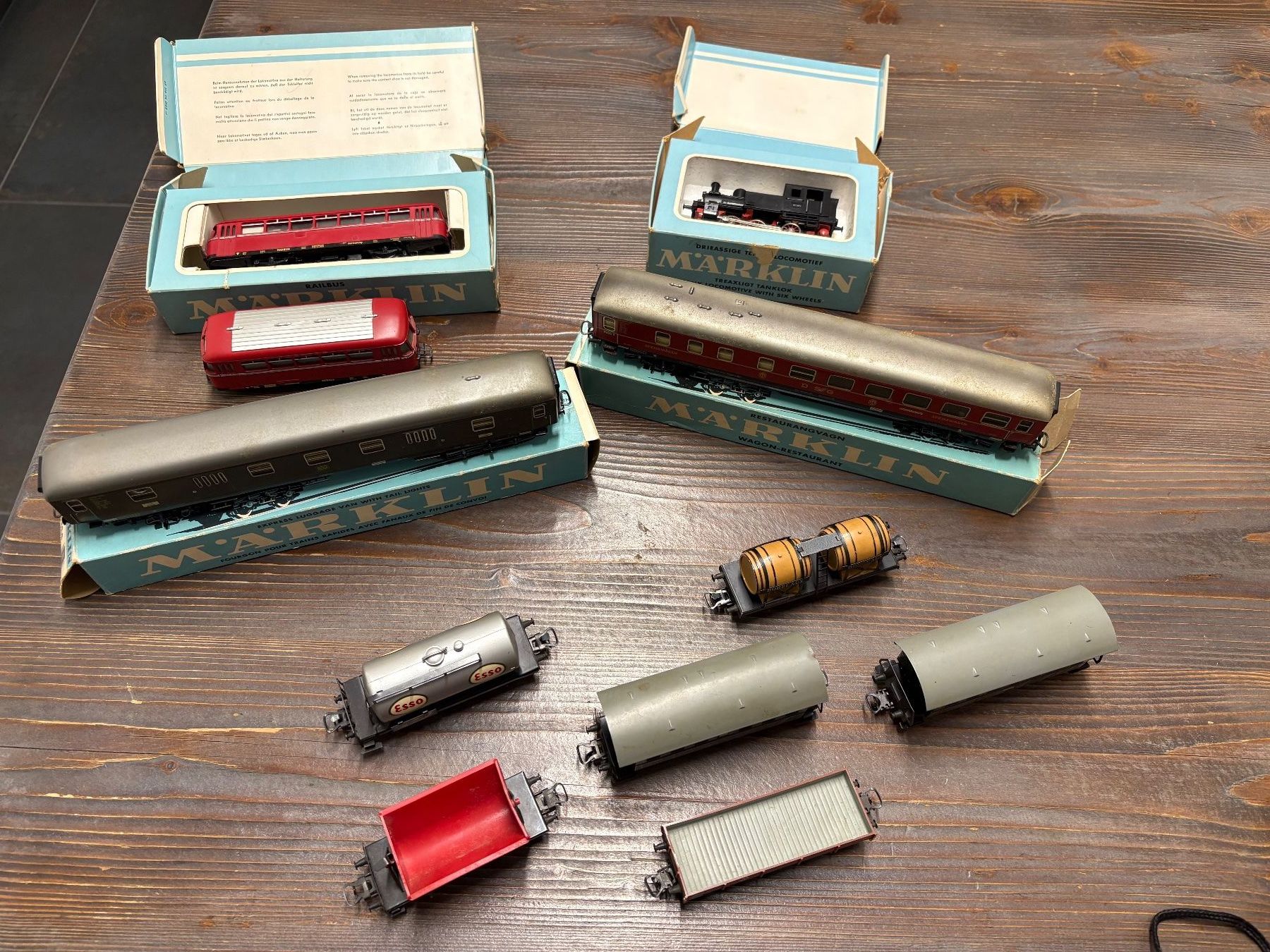 Märklin Modellini di ferrovie: Marklin H0 Wechselstrom verschiedenes Rollmaterial – Usato da Eschenbach SG venduto da VinRail 1