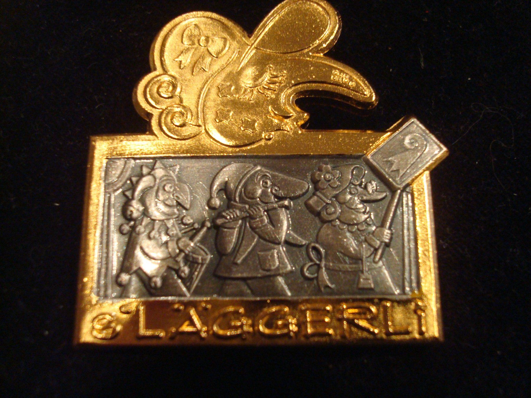 Basler Placchette & Badge: Plakette LÄGGERLI – Usato da Riehen venduto da Baerewaegli