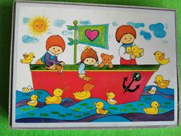 2 hübsche Holz Puzzles je 20 Teile neu