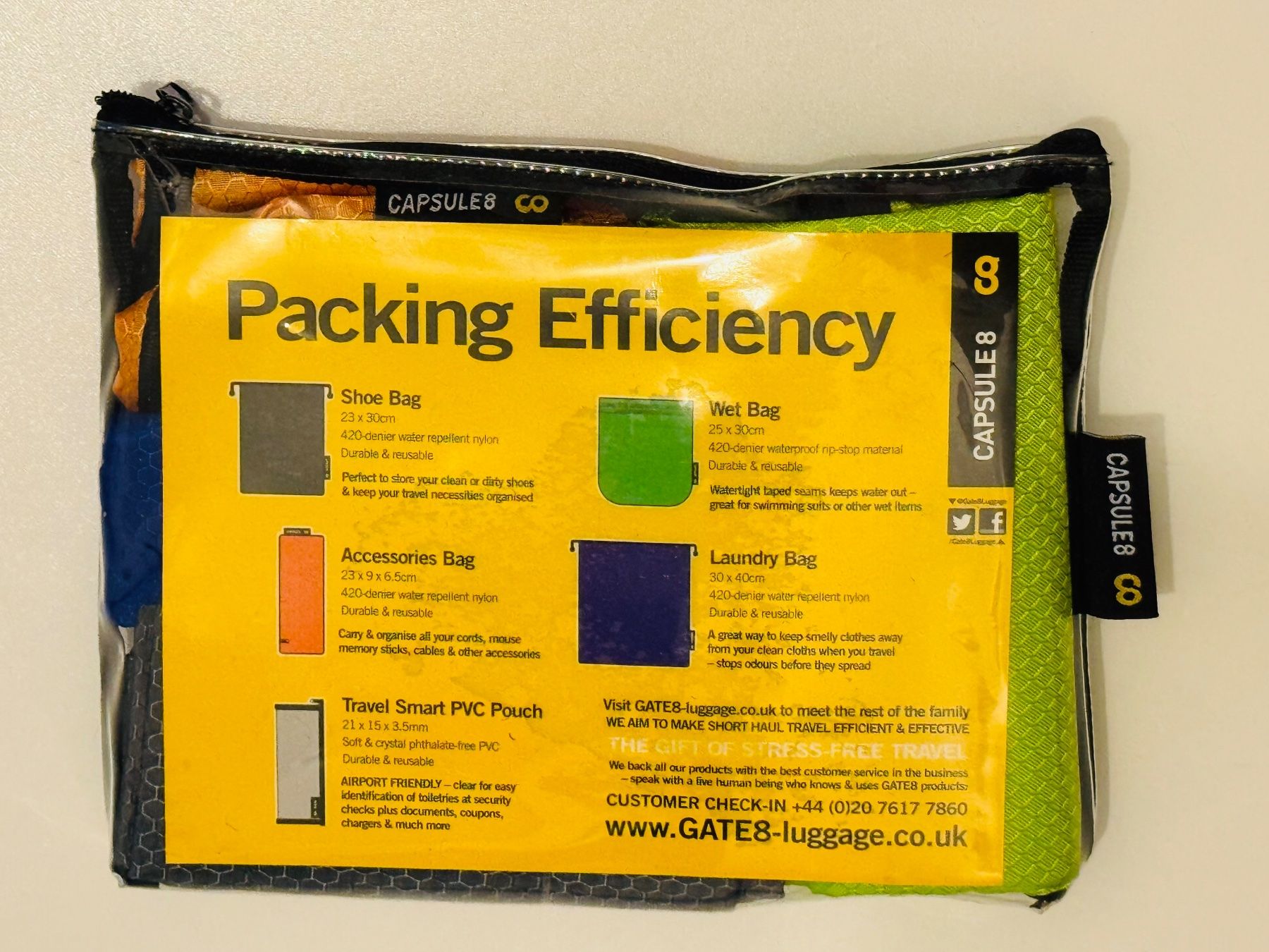 Taschen: Travel Packing Bags Set – Neu und originalverpackt aus Genève von Murmurs 1