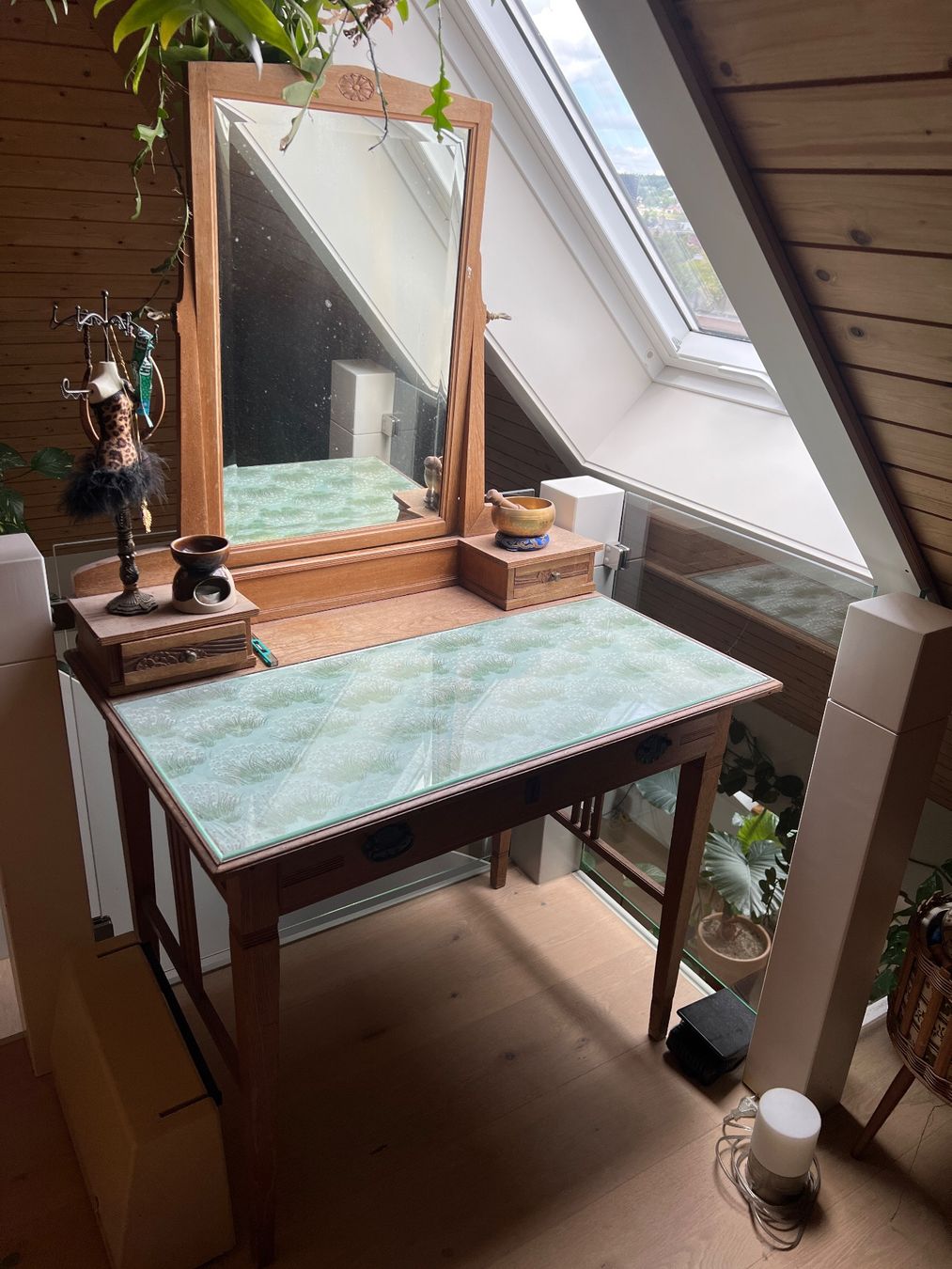 Tavoli da trucco: Vintage Schminktisch Jugendstil – Usato da Zürich venduto da L_ara_yx