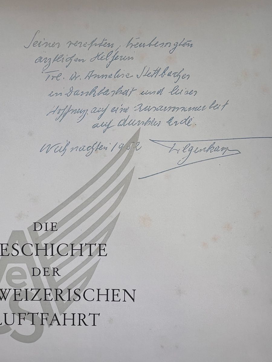 Libri: Tilgenkamp Schweizer Luftfahrt signiert mit Widmung Umschlag – Usato da Adliswil venduto da buch_und_kunst 2