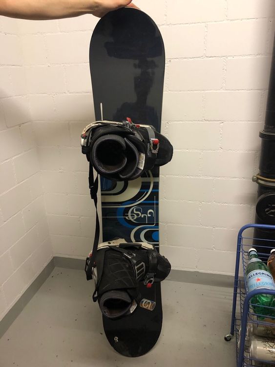 Snowboard Set mit Bindung und Schuhe Salamon/ Vans 1