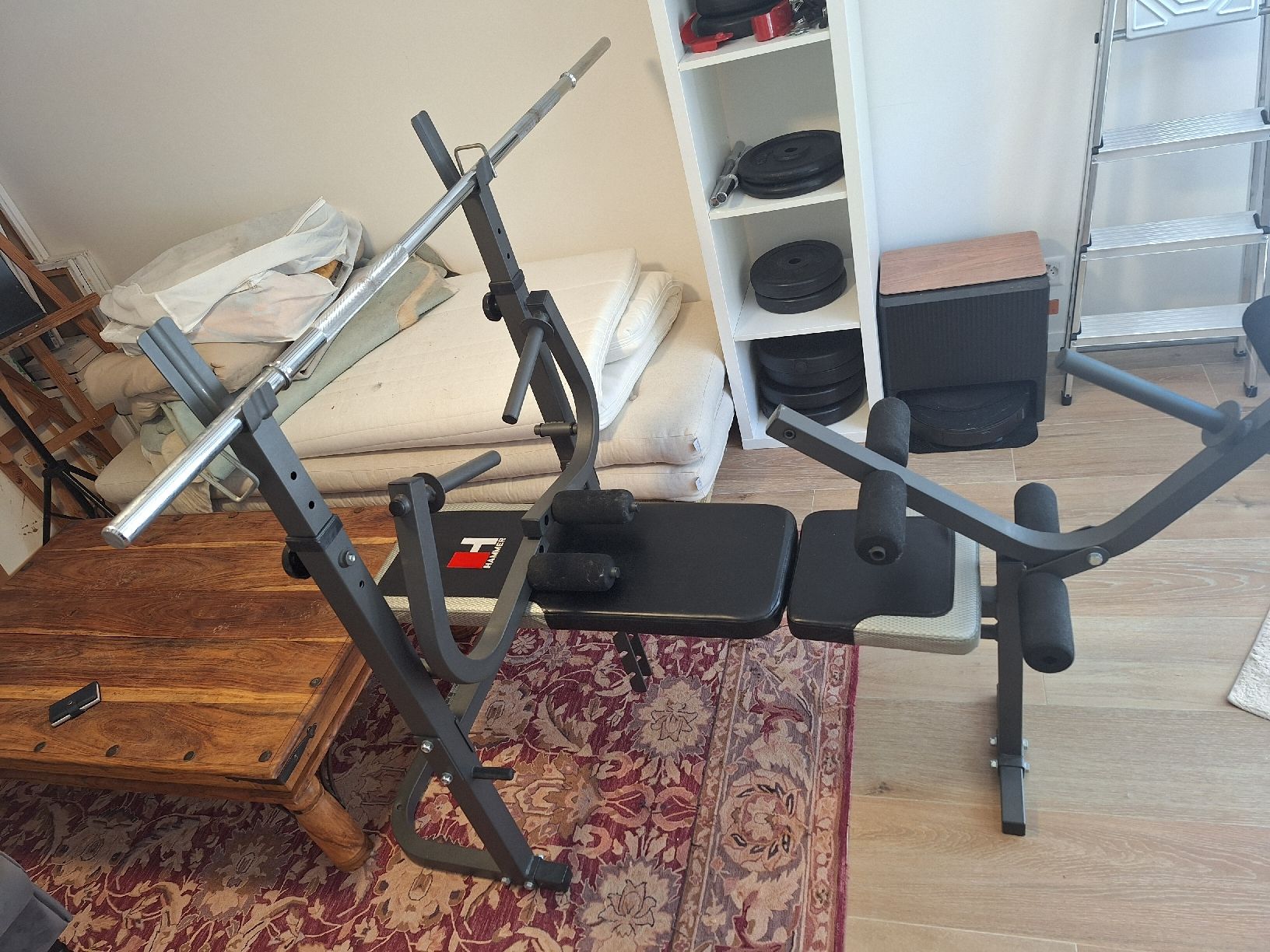 Hanteln & Gewichte: Banc musculation + poids (Hammer) – Gebraucht aus Commugny von luc_lxr6 6