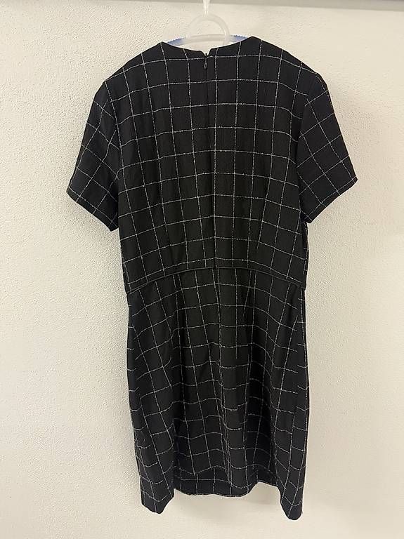 Kleider: Schwarz kariertes Kleid, Gr 42 – Gebraucht aus Zürich von mel_v8qp 2