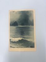 Alte Postkarte Ansicht Meer Ruderboot Landschaft Zürich 1915