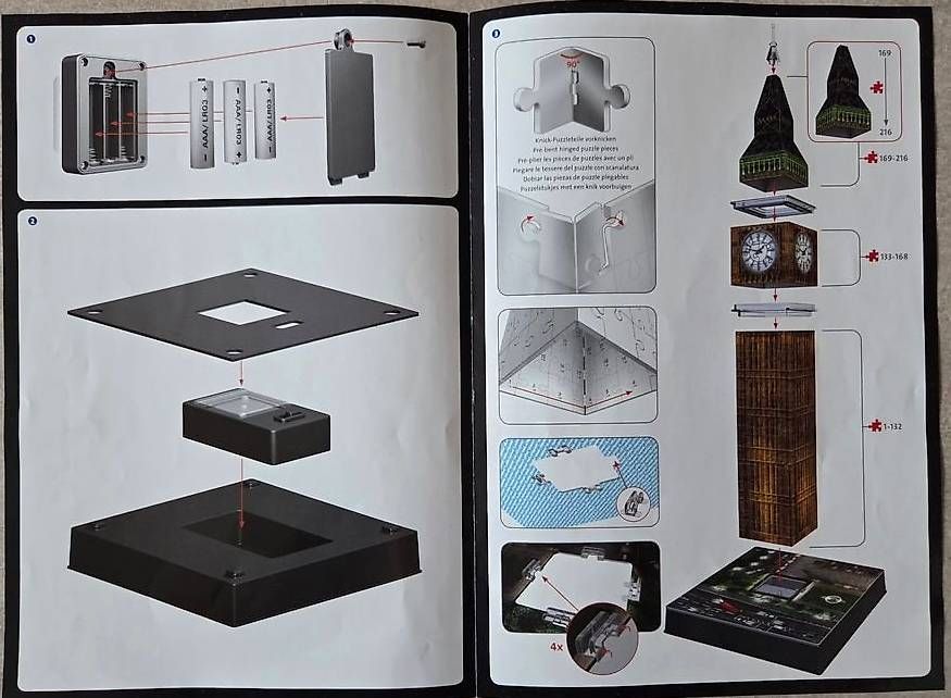 Ravensburger Puzzle: Puzzle 3D Night Edition, Big Ben – Usato da Schafisheim venduto da yth_z5dw 2
