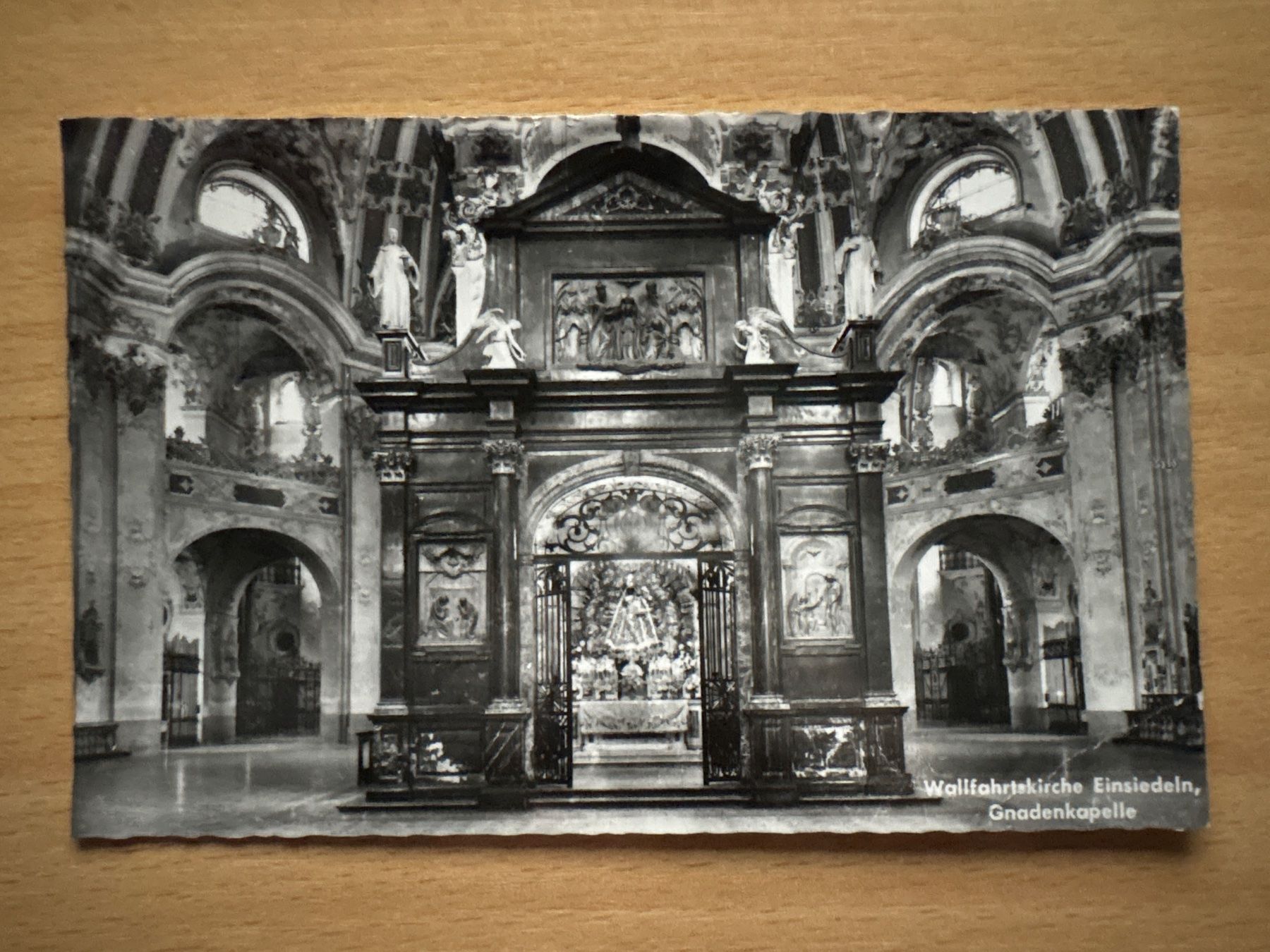 Ansichtskarten: Alte Ansichtskarte: Wallfahrtskirche Einsiedeln Kapelle! ... – Gebraucht aus Ibach von lisch3