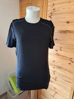 Zwei H&M Sport Funktionsshirts, Schwarz, Grösse S