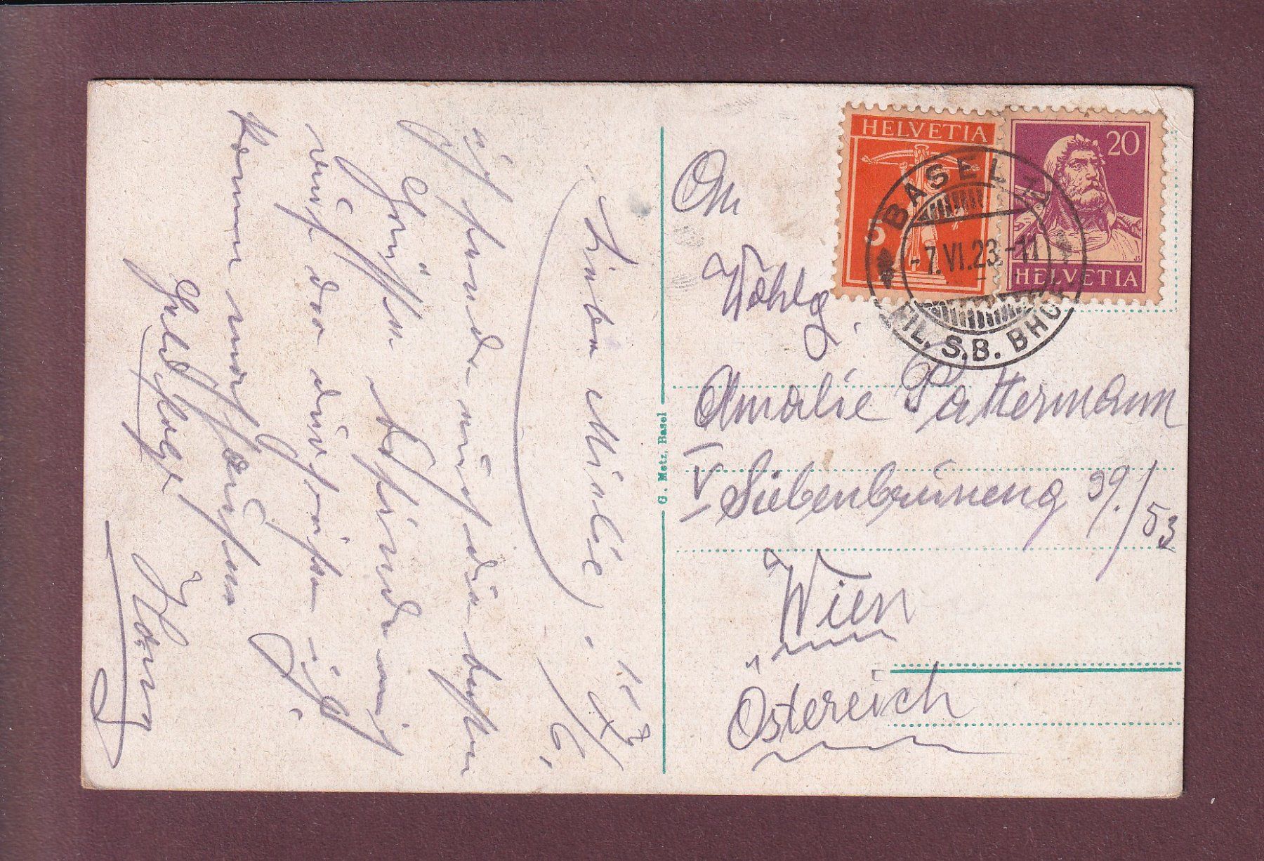Cartes postales: BASEL - Marktplatz - 1923 – D'occasion à Pully par nicecards 1