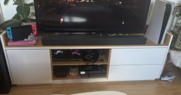 TV-Möbel Holz mit Schubladen