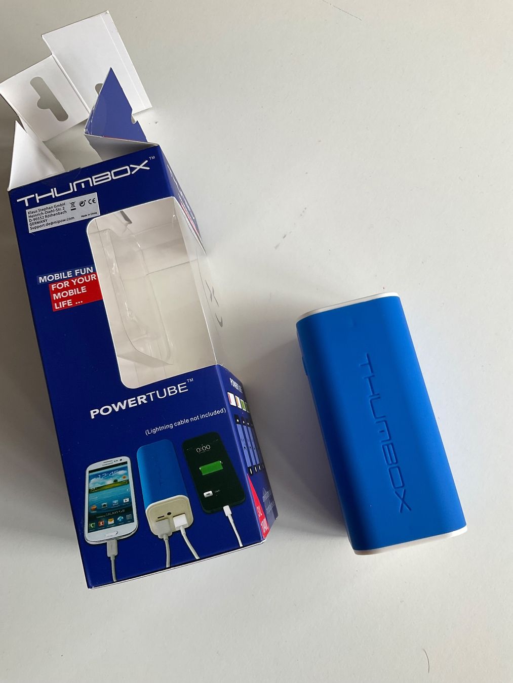 Accus: Powerbank THUMBOX 10400 – Neuf (Voir description) à Zürich par dee_75my 2