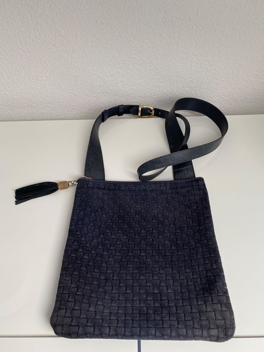 Taschen für Damen: Umhängetasche blau von Asper Zürich – Gebraucht aus Zürich von DidierTG