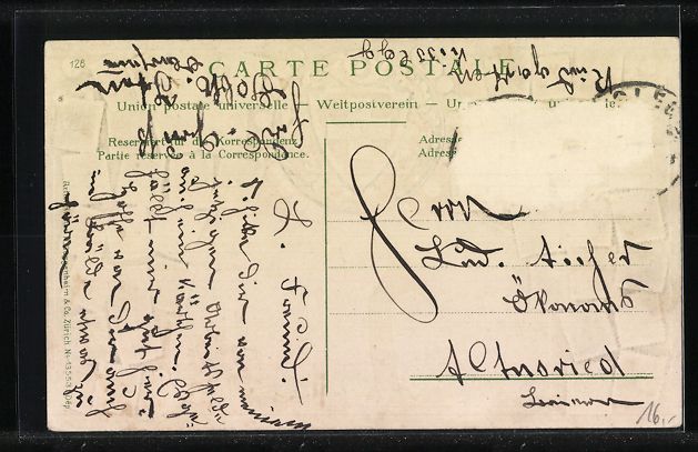 Ansichtskarten: Romanshorn, verschiedene Briefmarken der – Gebraucht aus Berlin von bartko-reher 1