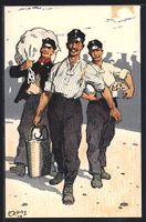 Carl Moos: schweizerische Grenzbesetzung