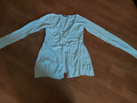 jaquette coton blanche 36