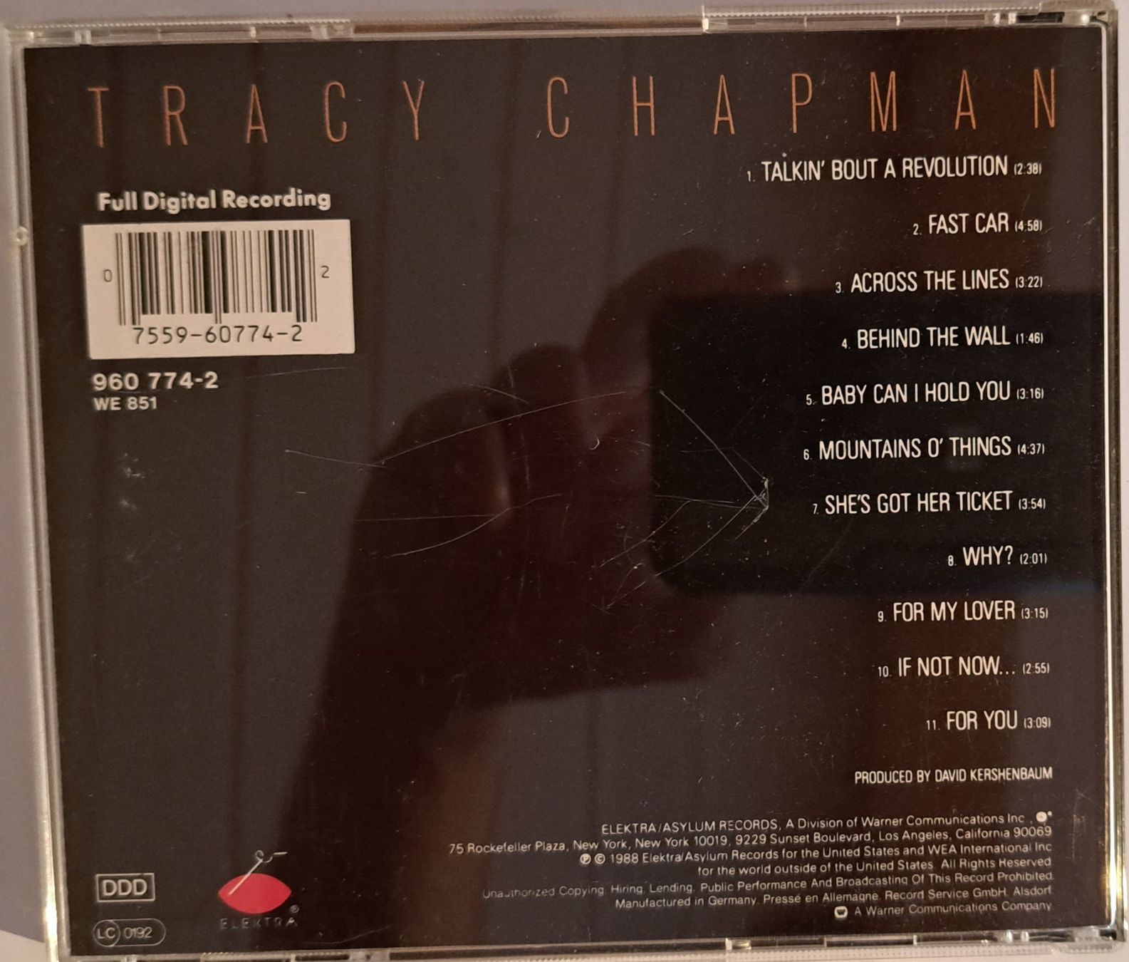 CD: Tracy Chapman - Elektra – Usato da Tenniken venduto da mik_6mxg 3