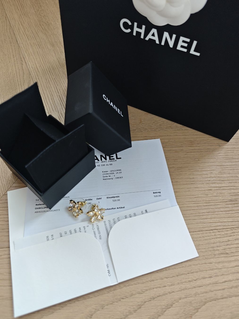 Chanel Ohrringe & -stecker: CHANEL Ohrstecker by MATTHIEU BLAZY FS 2026 – Neu (gemäss Beschreibung) aus Erlenbach ZH von nlh