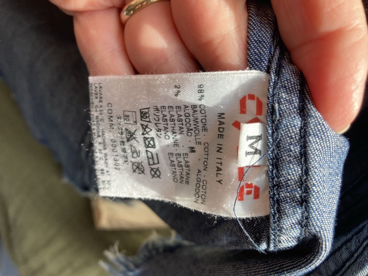 Camicette: Jeansjacke/bluse der Marke Cycle, Grösse M – Usato da Binningen venduto da kku01 3