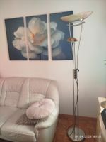 Stehlampe modern mit Leselicht – sehr guter Zustand
