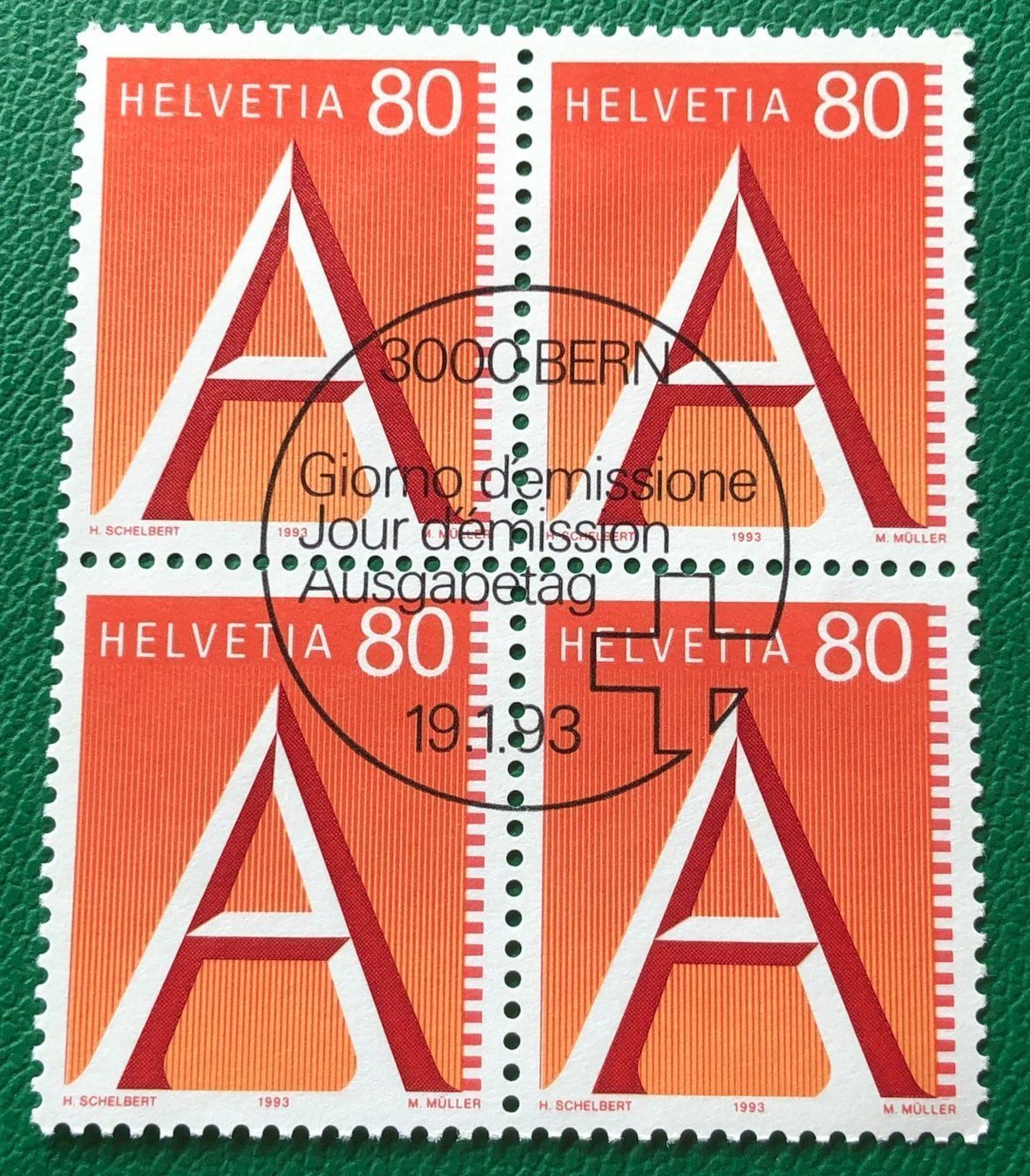 Tutti i francobolli: Nr.838 mit Stempel Bern – Usato da Aarau venduto da Billa007