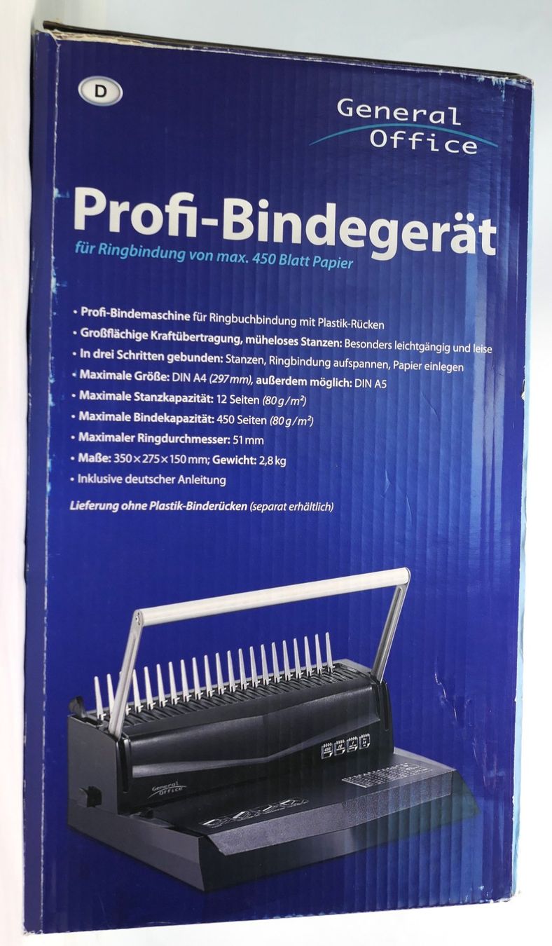 Macchine rilegatrici: General Office Bindemaschine, Spiralbindemaschine – Usato da Münchenstein venduto da VSPBL-Verkauf 2
