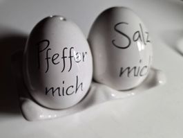 Pfeffer Salz Garnitur Keramik Pfeffer Streuer Ostereier Form