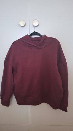 Hoodie burgundy print size S/M 