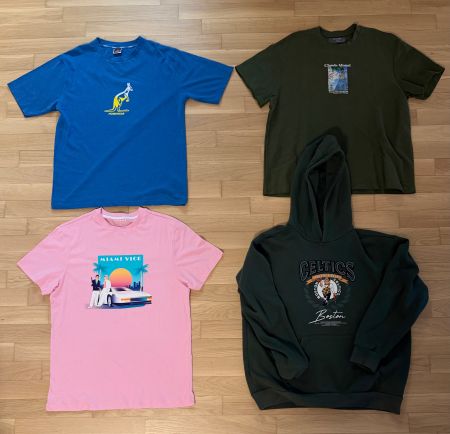 Kleiderpaket – 4 Teile Grösse XL, T-Shirt und Pullover