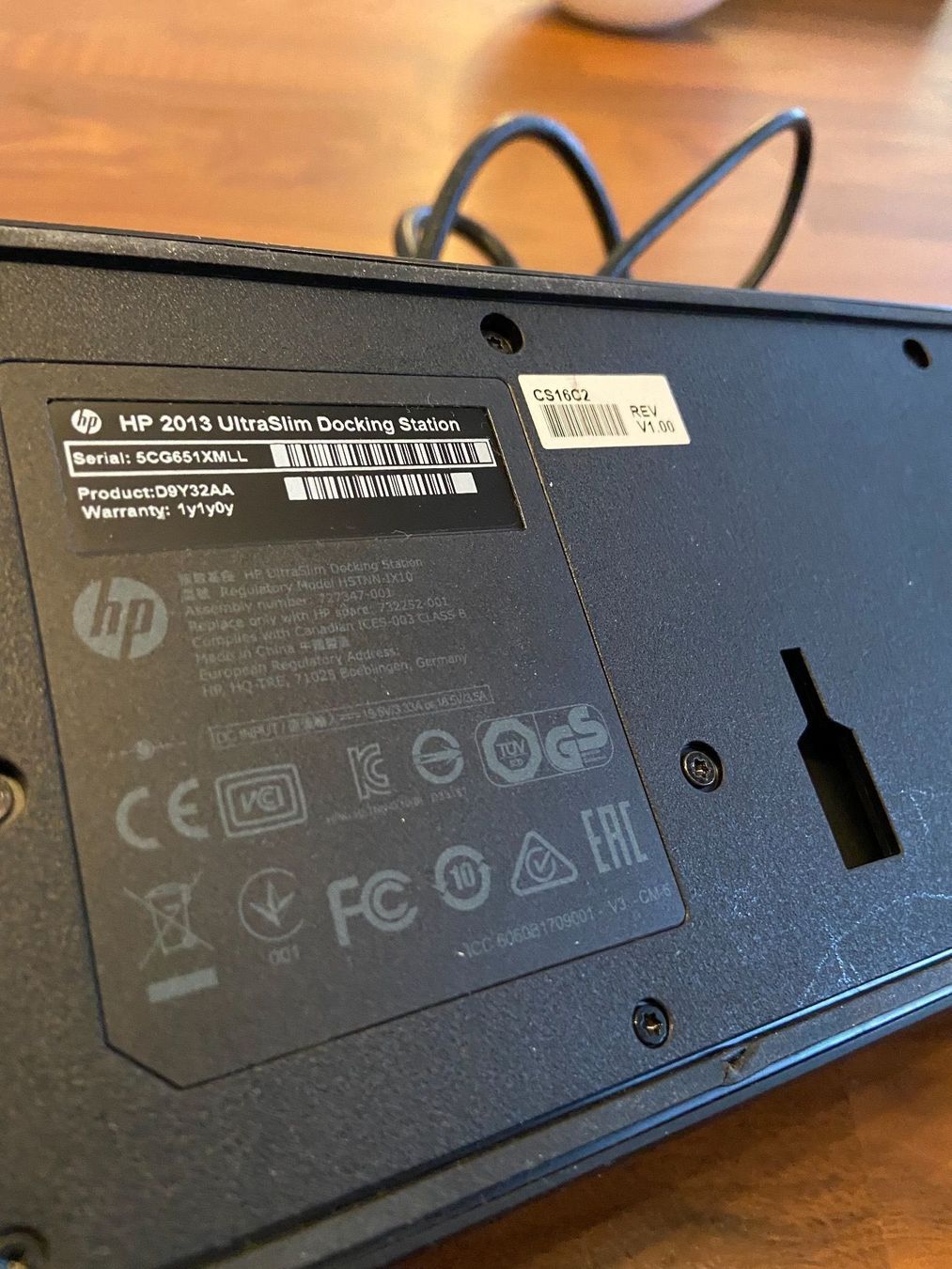 Hewlett Packard Dockingstation: HP Docking Station – Gebraucht aus Zürich von engebrunau 1