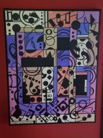 EDGAR BALTENSPERGER ORIGINAL ACRYL AUF LEINWAND 50X40CM