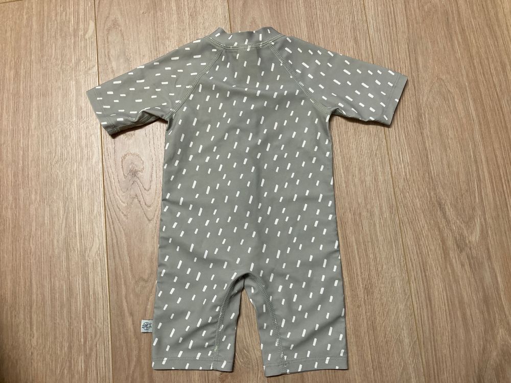 Kleinkind Badeanzug Für Jungen – Einteilig, Mit Reißverschluss, Kurzärmelig, Aus 100 % Polyester