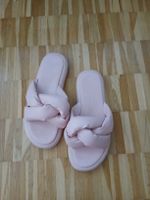 Trendige Sommerschuhe/Pantoletten in Rosa, Grösse 40