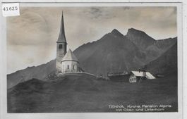 Tenna - Kirche, Pension Alpina